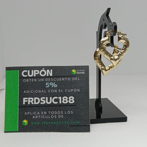 ARETES ARRACADAS 14K 1.8 GR (NUEVO)