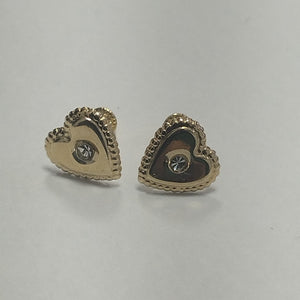 BROQUELES BROQUEL FIG CORAZON C CIRCONIA 14K 0.2614 GR (NUEVO)