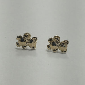 BROQUELES BROQUEL FIG OSO 14K 0.2592 GR (NUEVO)