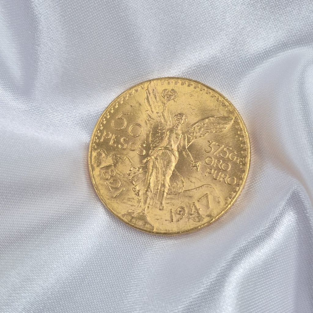 K1 41,60 GRMS 21 K IDENTIFICACIÓN MONEDA NOMINATIVA MONEDAS PESOS 50 PESOS (SEMINUEVO)