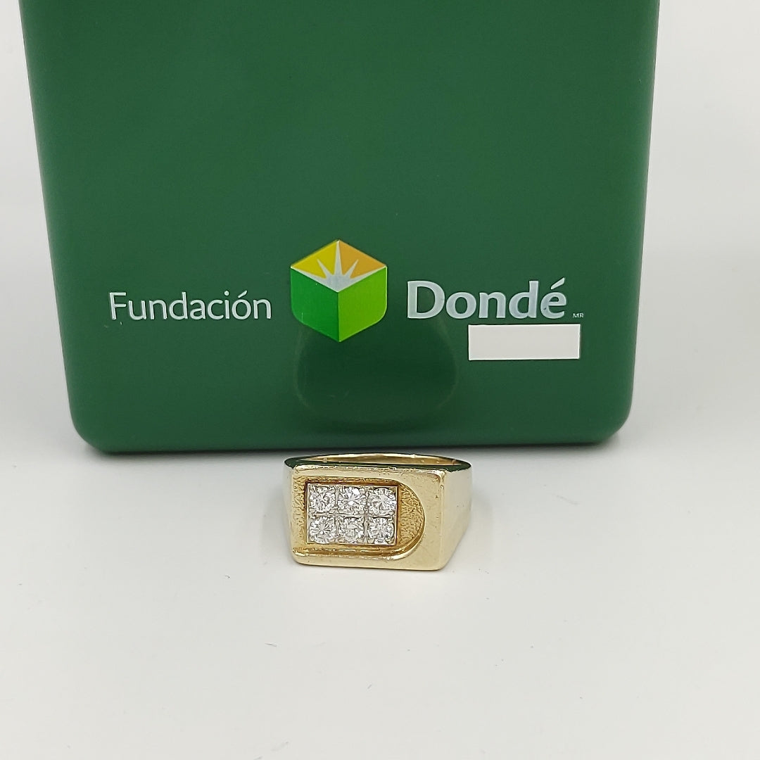 ANILLO ORO 14 K 11,10 GRMS (SEMINUEVO)