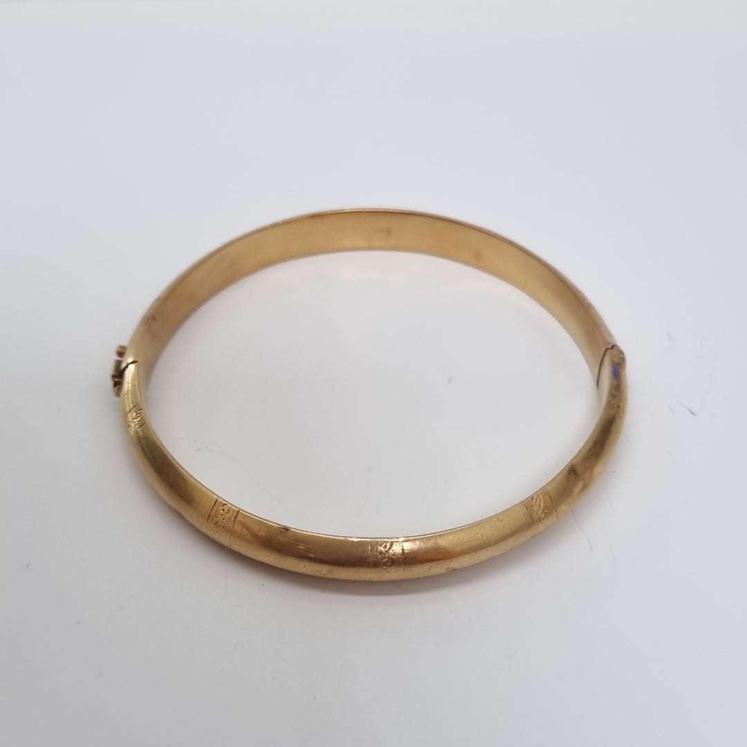 PULSERA RIGIDA ORO 18 K 14.4 GRMS (SEMINUEVO)