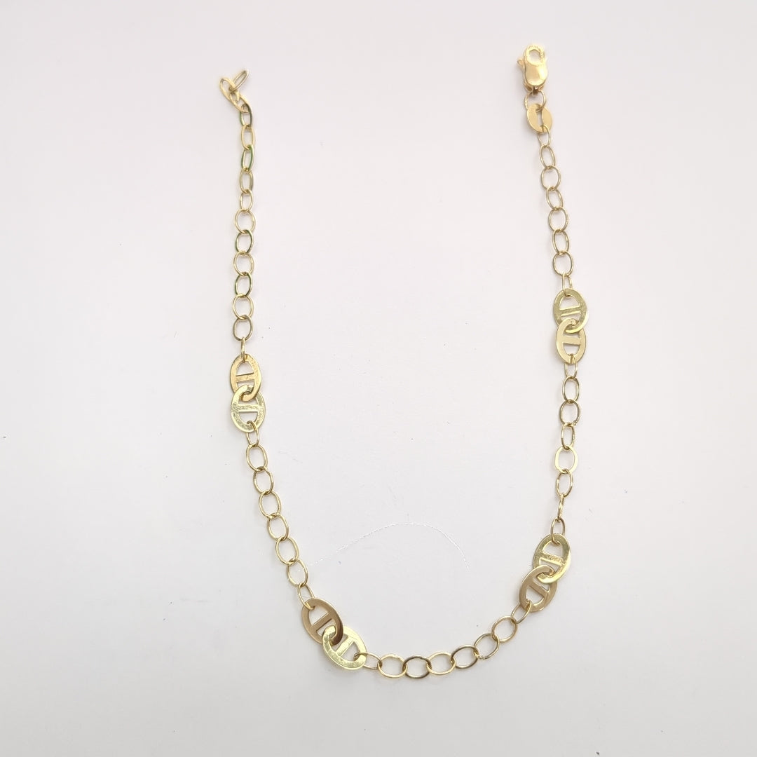 PULSERA ESPECIAL 14K 21 CM 1.8 GR (NUEVO)