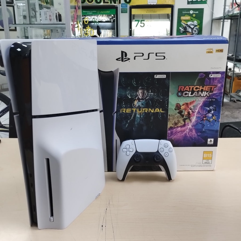 CONSOLA DE VIDEOJUEGO SONY PS5 SLIM 1 TB SSD (SEMINUEVO)