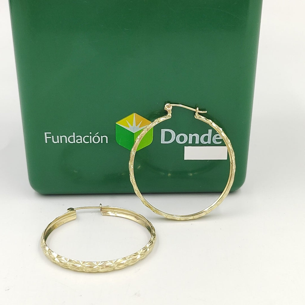 ARRACADAS PAR ORO 10 K 4,30 GRMS (SEMINUEVO)