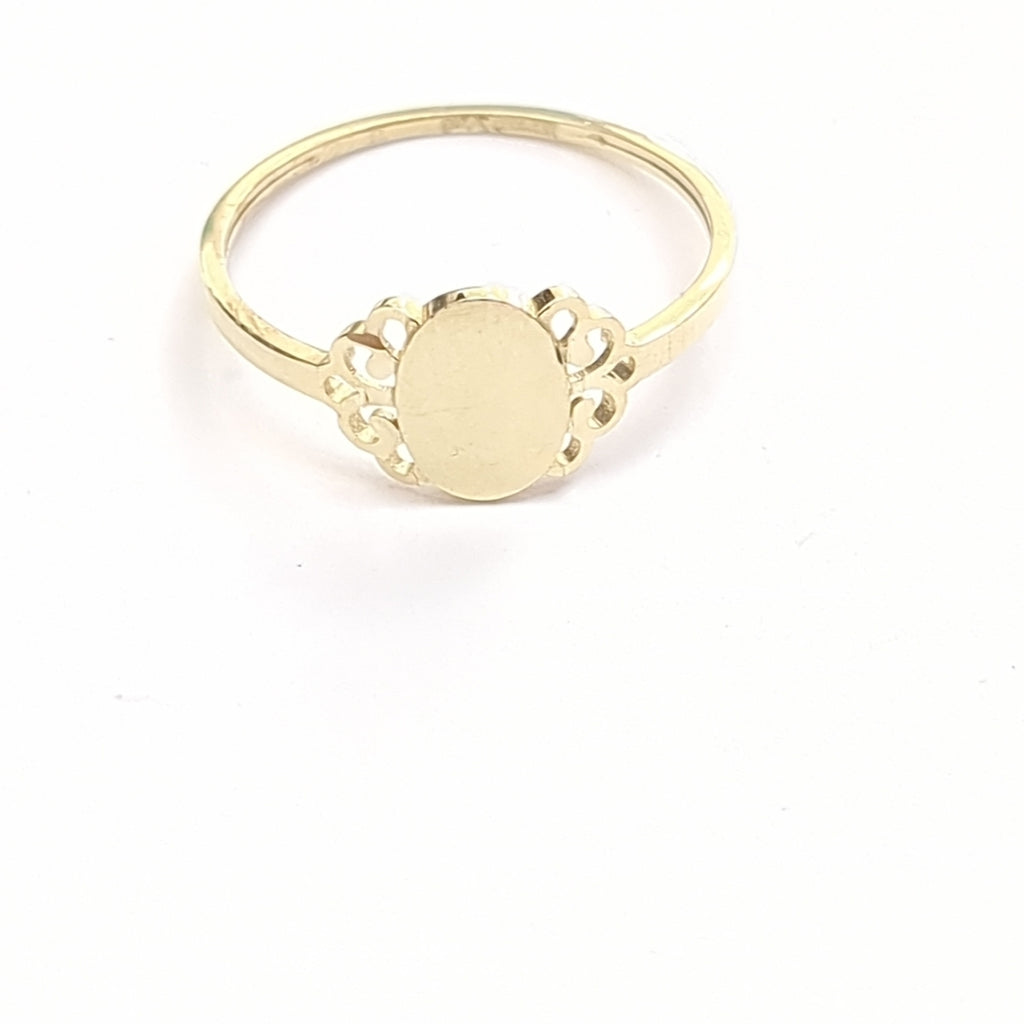 ANILLOS ANILLITO 10K TALLA 8 1 GR (NUEVO)