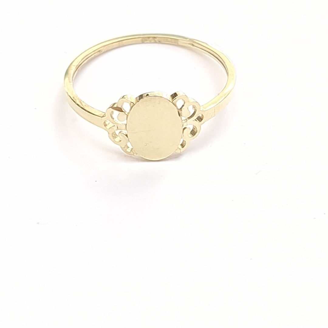ANILLOS ANILLITO 10K TALLA 8 1 GR (NUEVO)