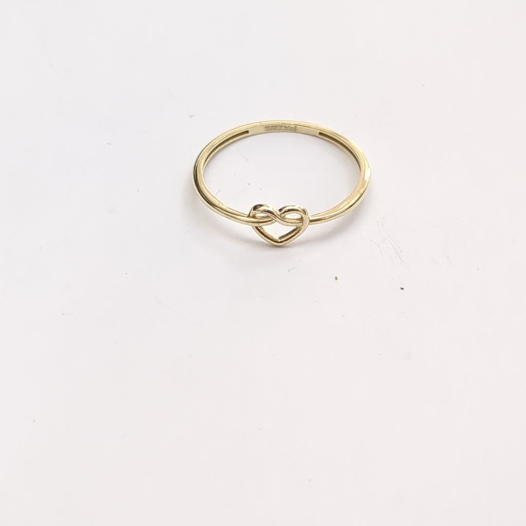ANILLOS ANILLITO FIG CORAZON 10K TALLA 8 0.8 GR (NUEVO)