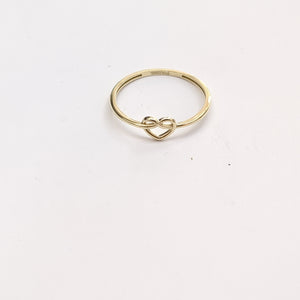 ANILLOS ANILLITO FIG CORAZON 10K TALLA 8 0.8 GR (NUEVO)
