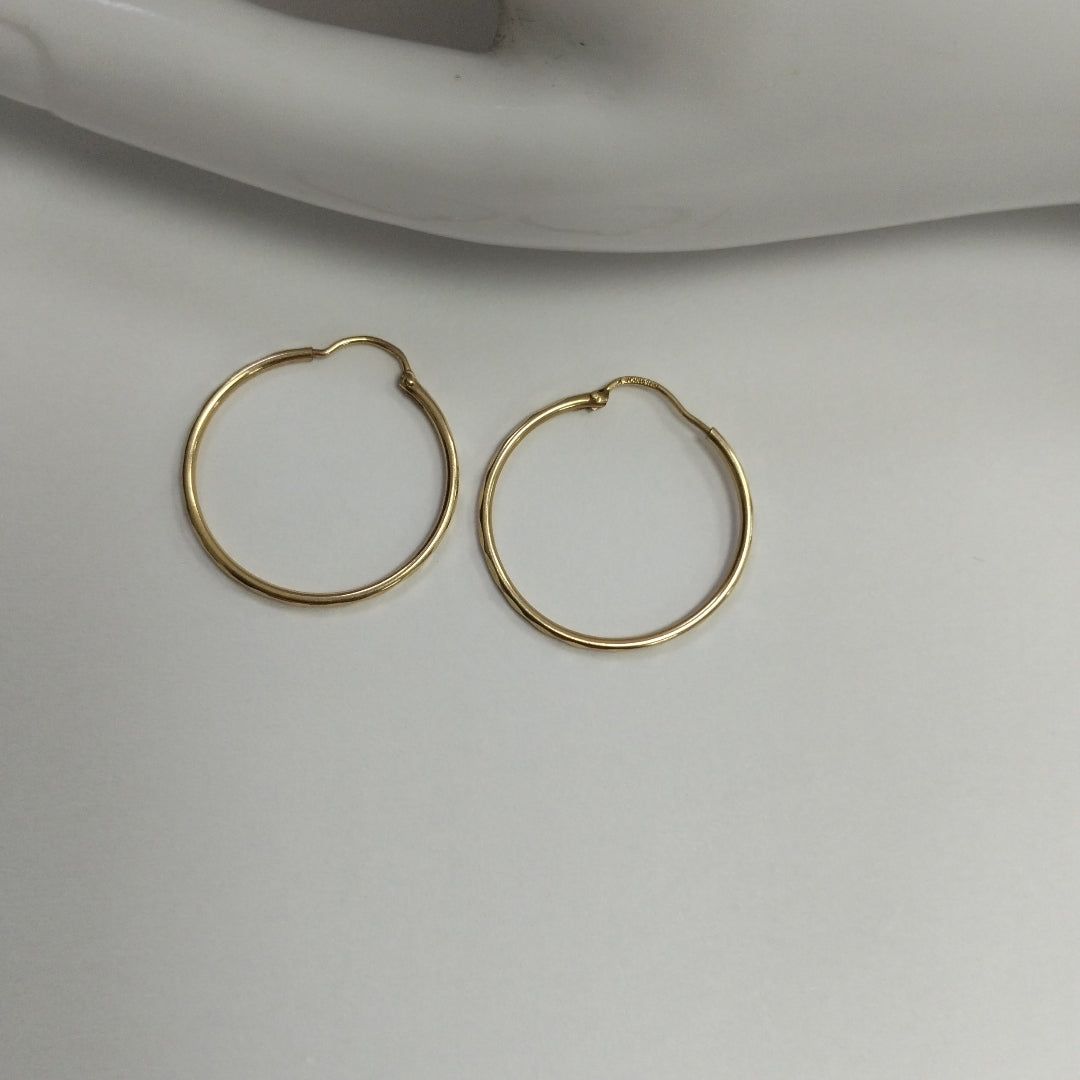 ARRACADAS PAR ORO 10 K 1.4 GRMS (SEMINUEVO)