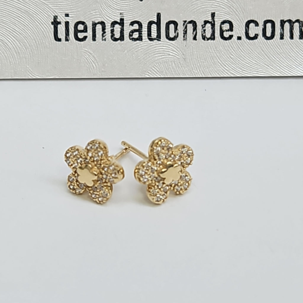 BROQUELES ORO 14K 1.8 (NUEVO)