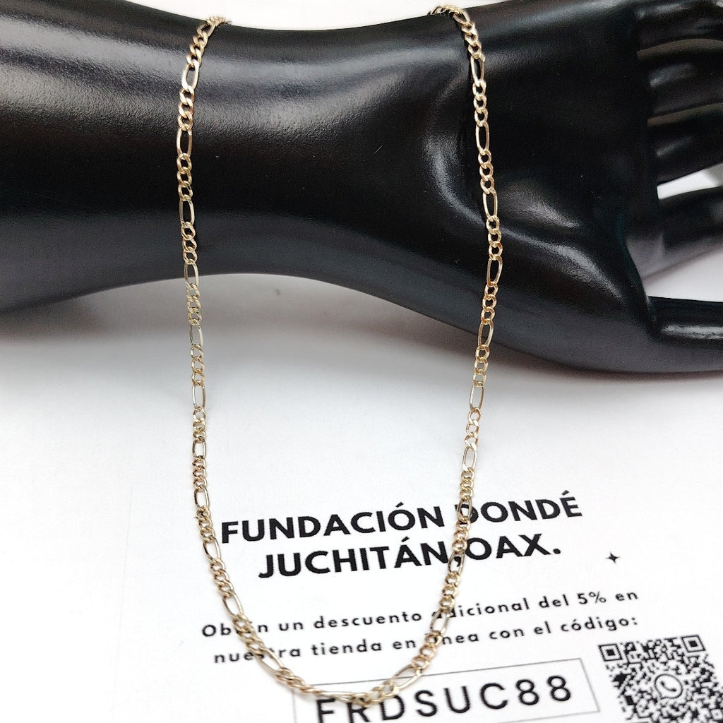 CADENA ORO,ORO COMBINADO 10 K 2,60 GRMS (SEMINUEVO)
