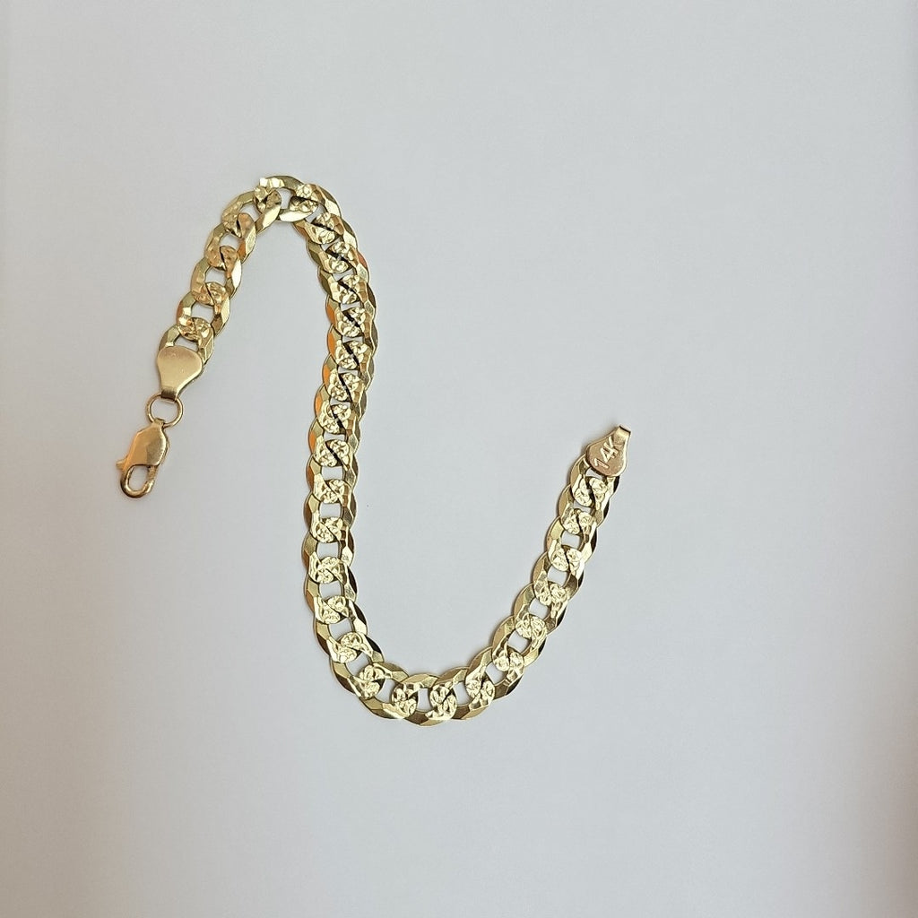 PULSERA BARBADA 14K 21 CM 19.6 GR (NUEVO)