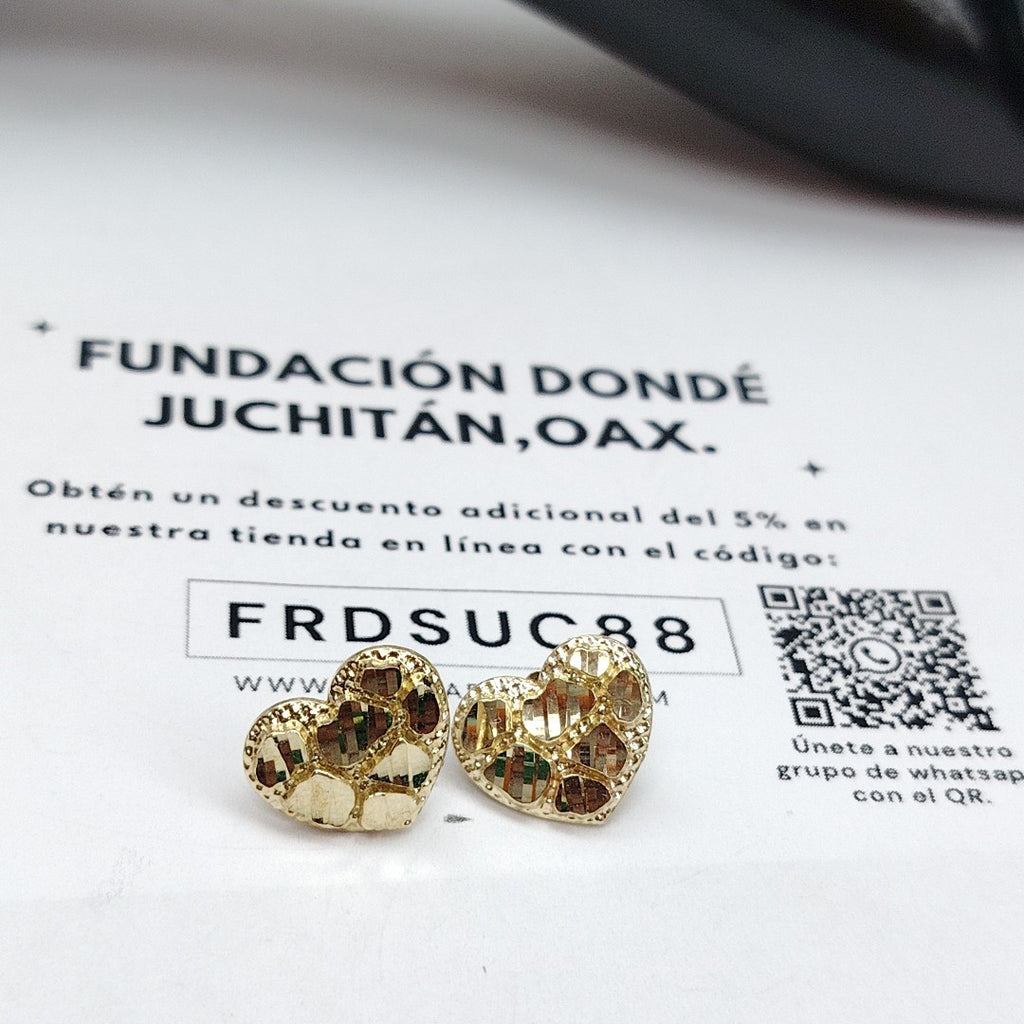ARETES PAR ORO 10 K 2,40 GRMS (SEMINUEVO)