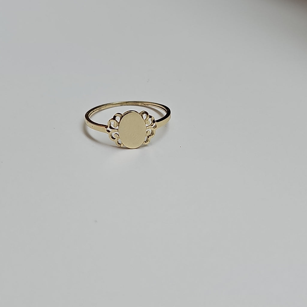 ANILLOS ANILLITO 10K TALLA 8 1 GR (NUEVO)