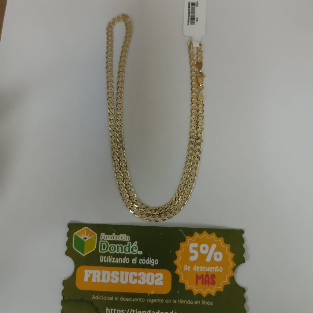 CADENA BARBADA 14K 55 CM 12.7 GR (NUEVO)