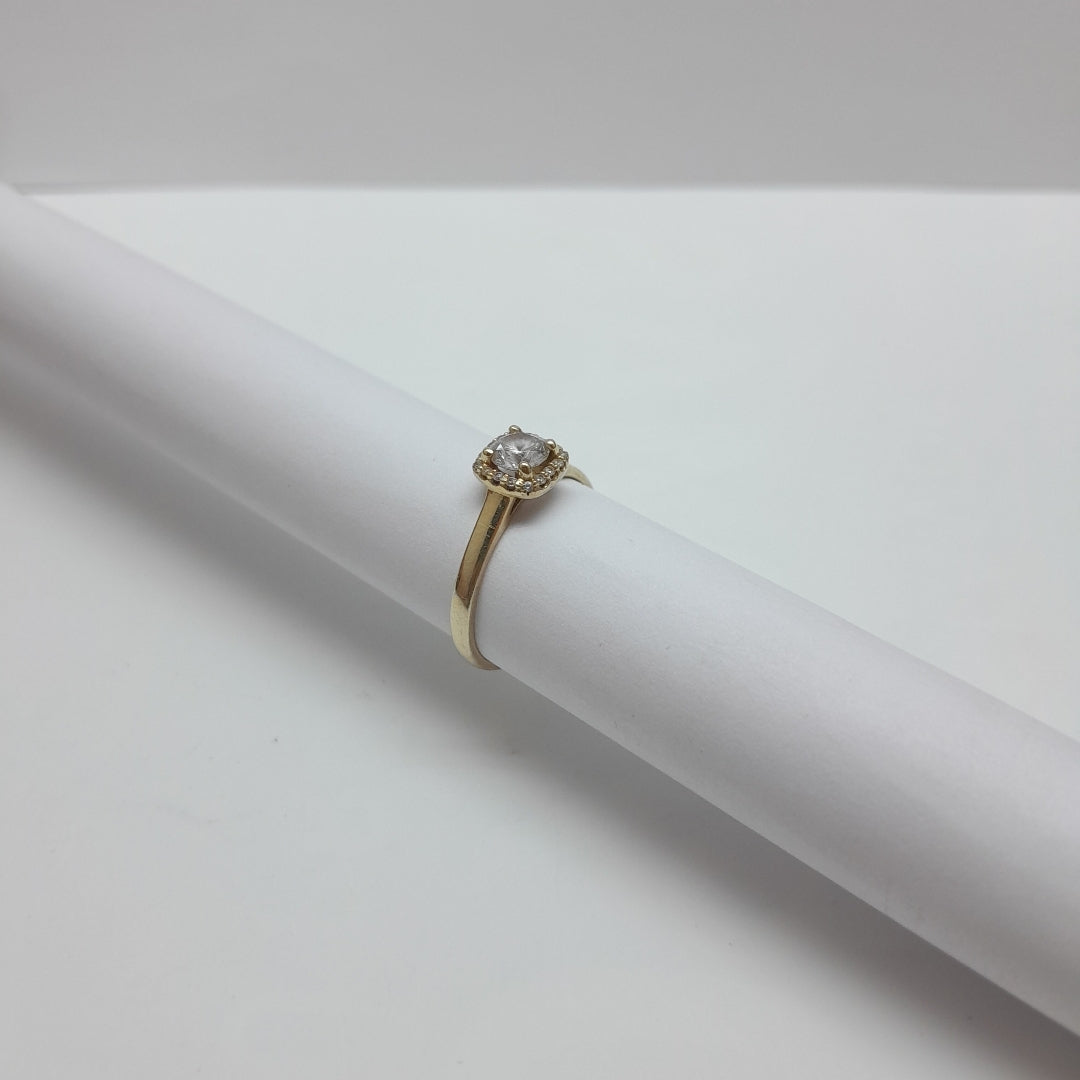 SOLITARIO ORO 14 K 2 GRMS (SEMINUEVO)