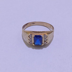 ANILLO ORO 10 K 3,00 GRMS (SEMINUEVO)