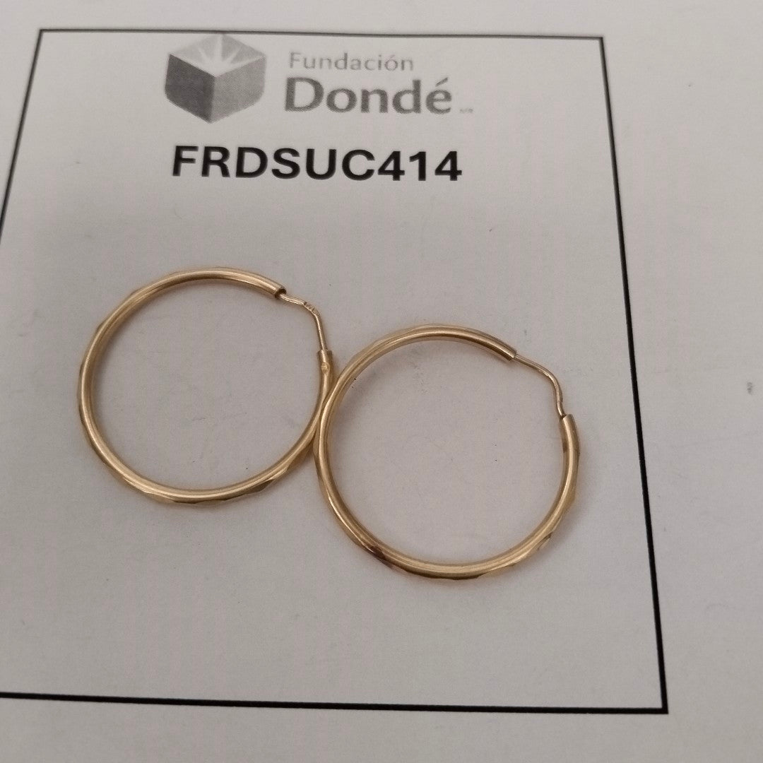 ARRACADAS PAR ORO 10 K 2,60 GRMS (SEMINUEVO)