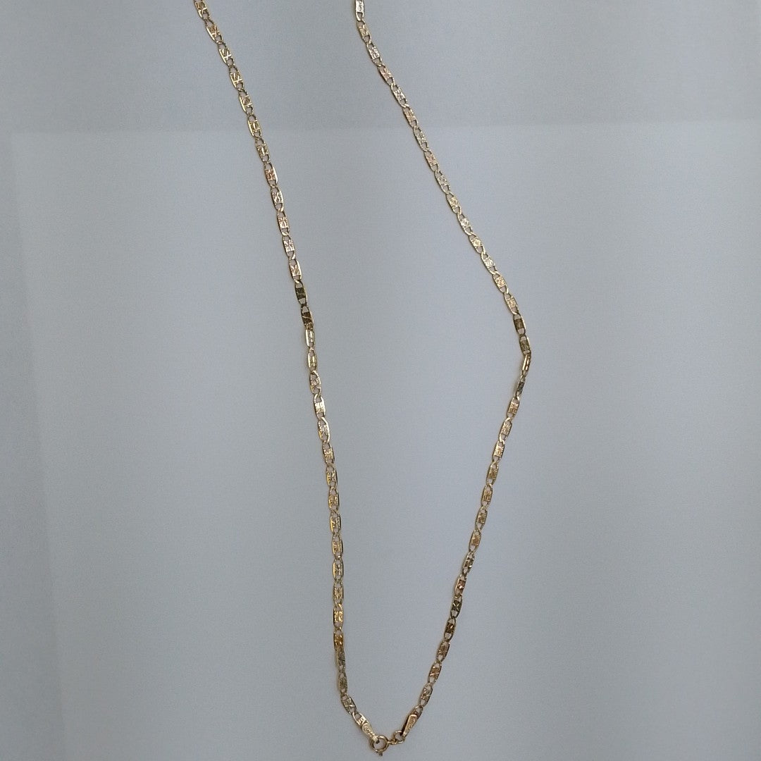CADENA ORO COMBINADO 14 K 4.6 GRMS (SEMINUEVO)
