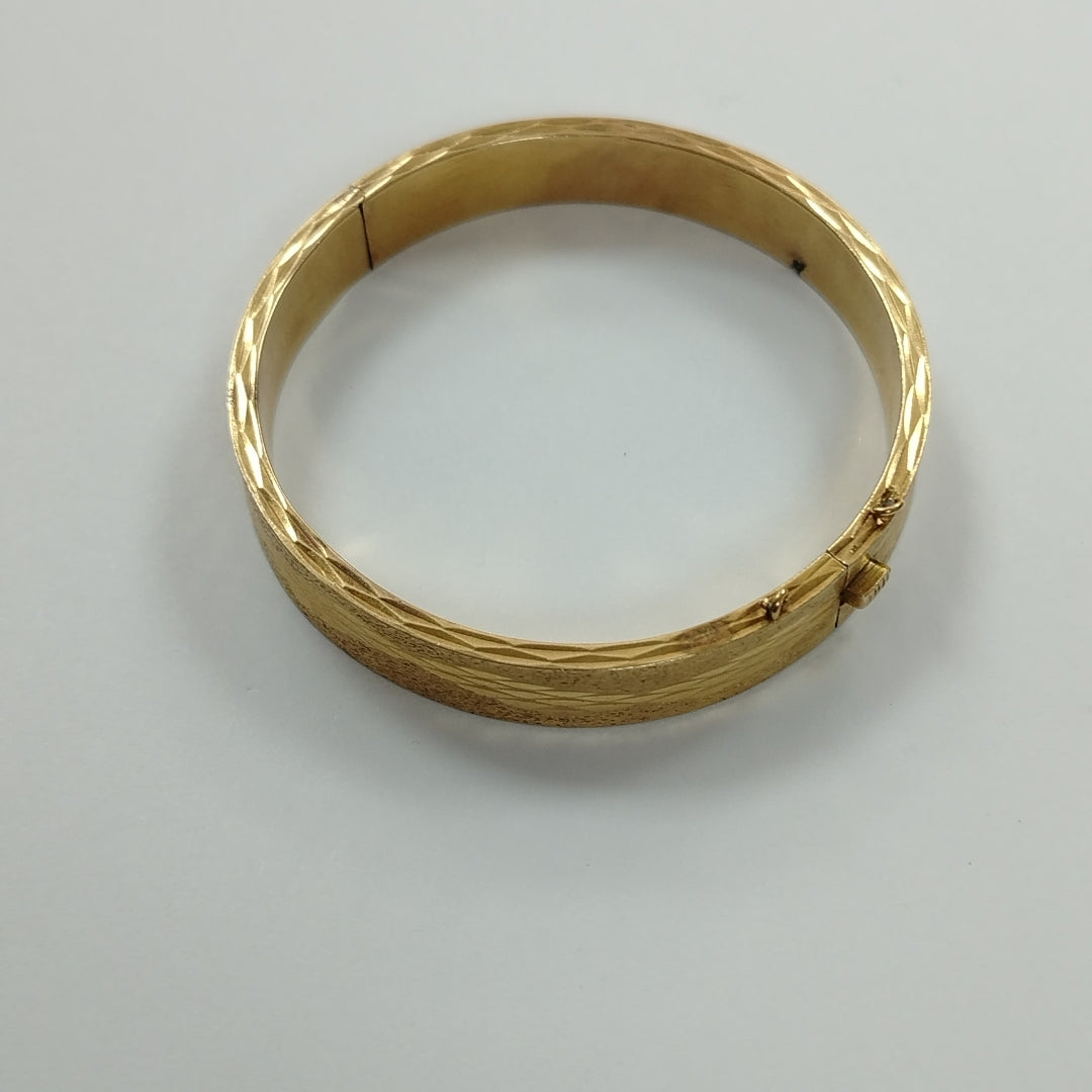PULSERA RIGIDA ORO 18 K 33.5 GRMS (SEMINUEVO)