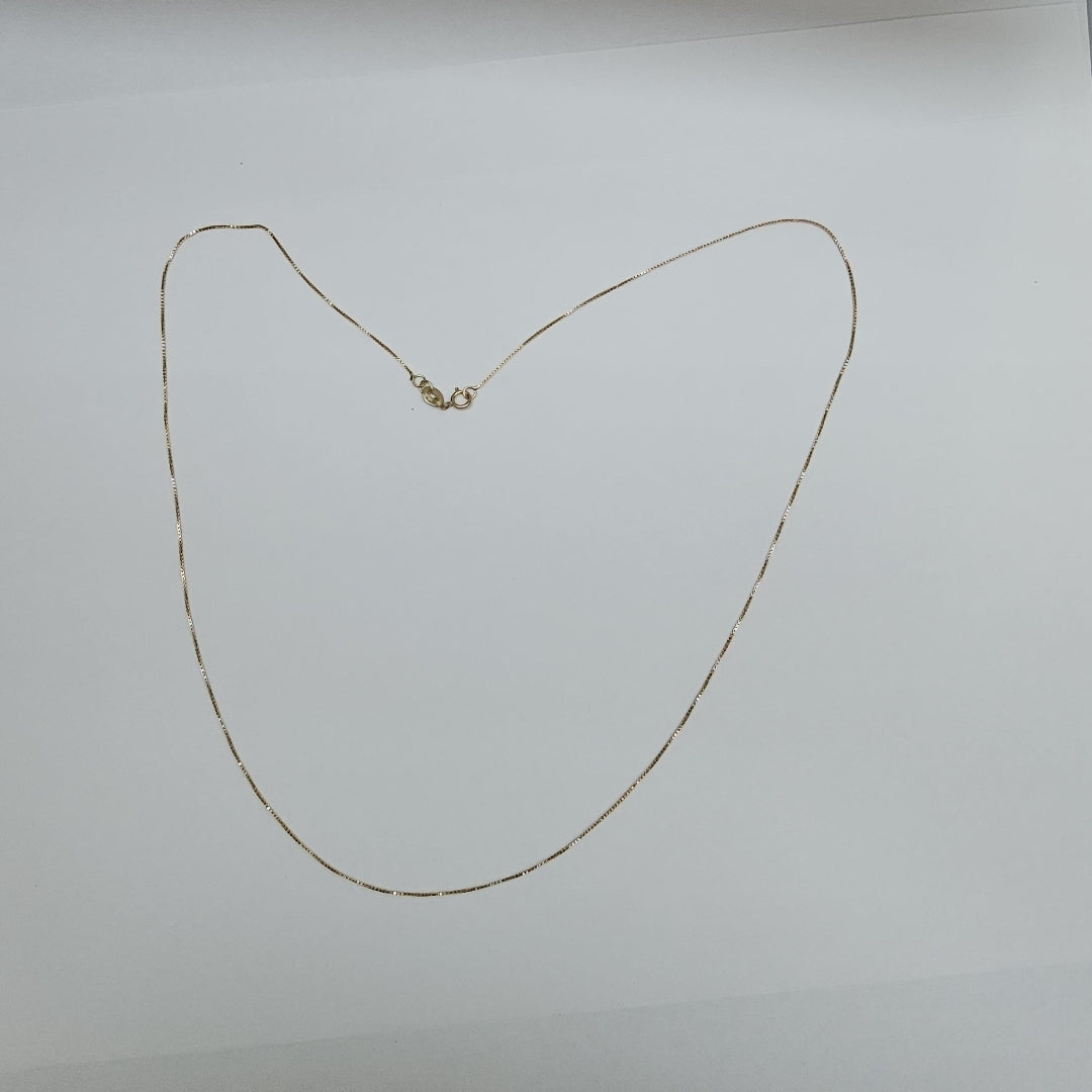CADENA VENECIANO 14K 55 CM 1.7 GR (NUEVO)