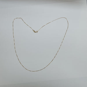 CADENA VENECIANO 14K 55 CM 1.7 GR (NUEVO)