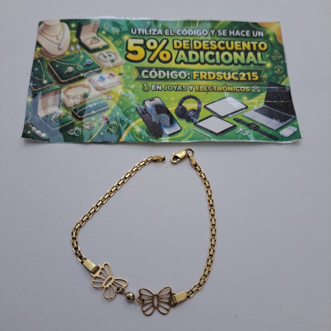 PULSERA ORO 10 K 2.6 GRMS (SEMINUEVO)