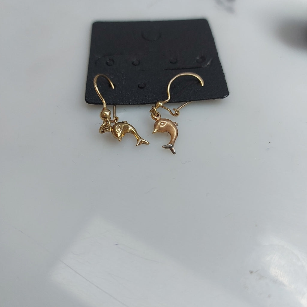 ARETES PAR ORO 14 K 1.2 GRMS (SEMINUEVO)