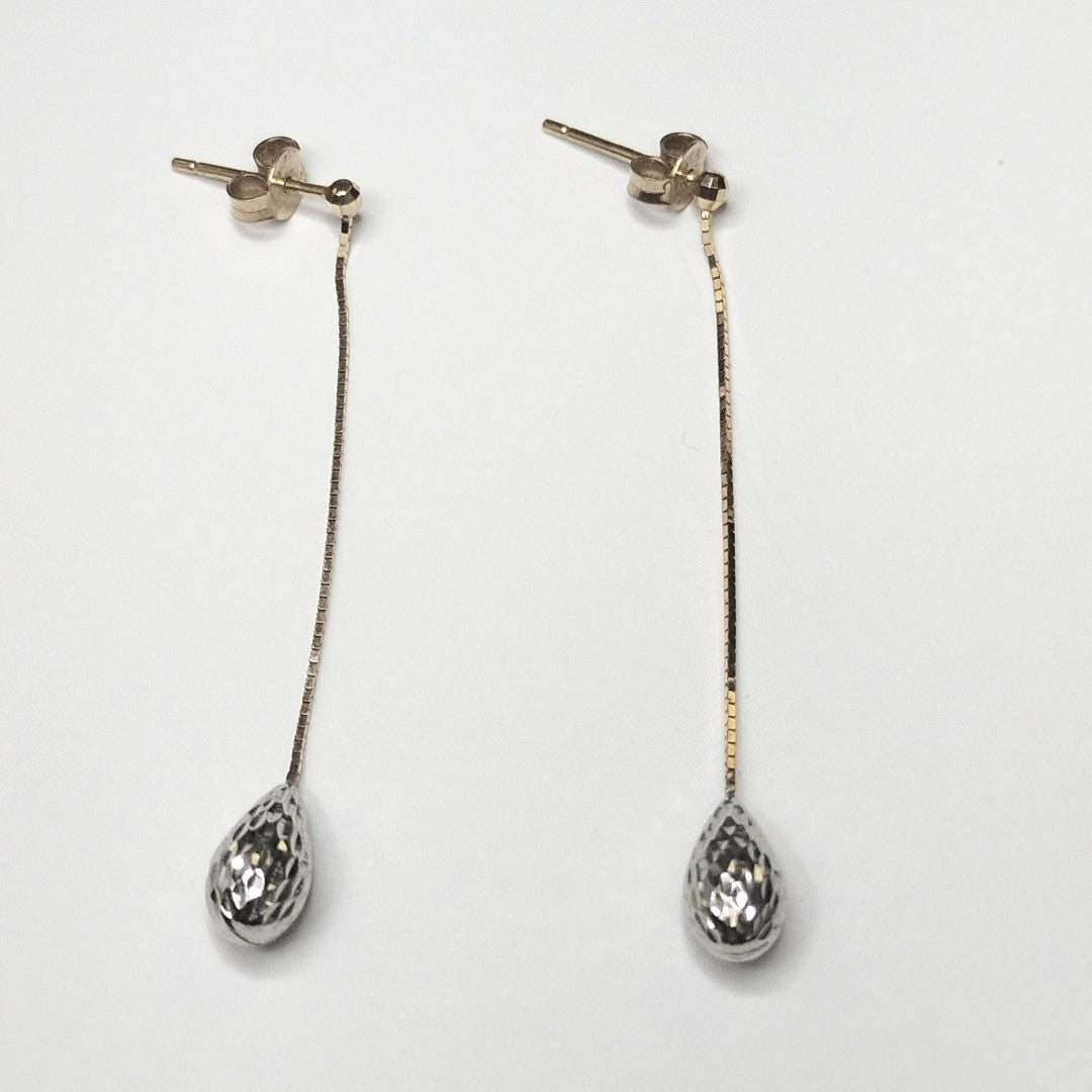 ARETES PAR ORO 14 K 1.3 GRMS (SEMINUEVO)