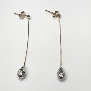ARETES PAR ORO 14 K 1.3 GRMS (SEMINUEVO)