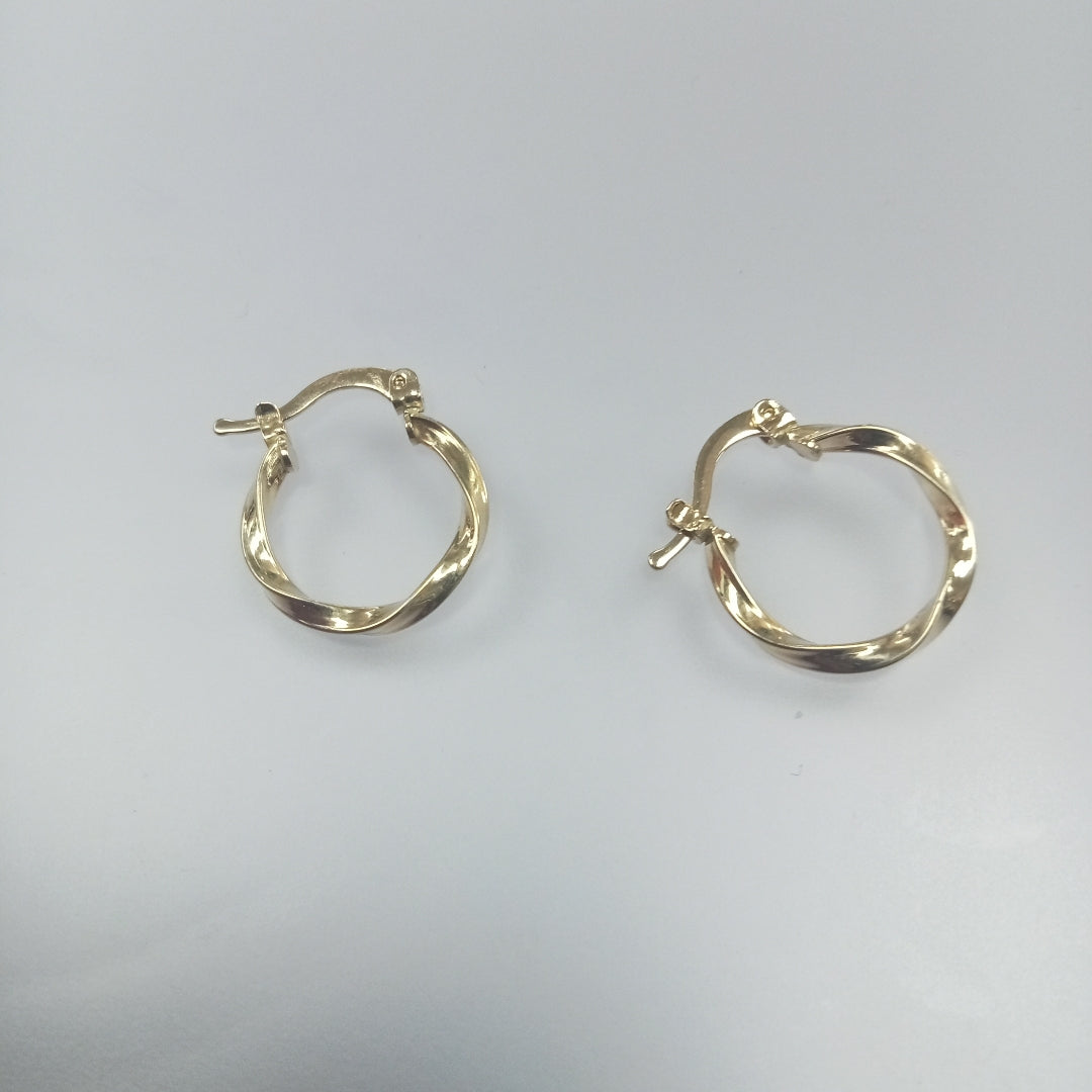 ARETES ARRACADAS TORZAL 14K 1.1 GR (NUEVO)