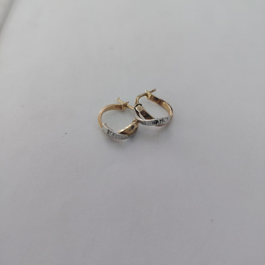 ARRACADAS PAR ORO 14 K 1.2 GRMS (SEMINUEVO)