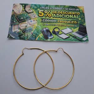 ARRACADAS PAR ORO 10 K 2.7 GRMS (SEMINUEVO)