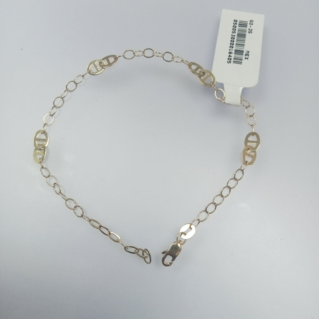 PULSERA ESPECIAL 14K 21 CM 1.8 GR (NUEVO)