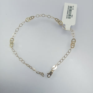 PULSERA ESPECIAL 14K 21 CM 1.8 GR (NUEVO)