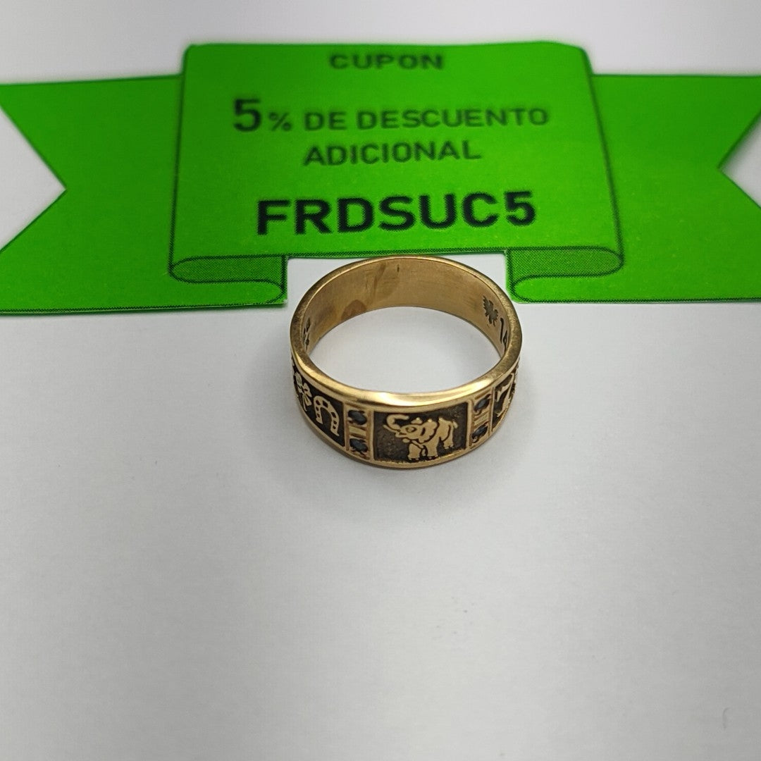 ANILLO ORO 14 K 4.7 GRMS (SEMINUEVO)