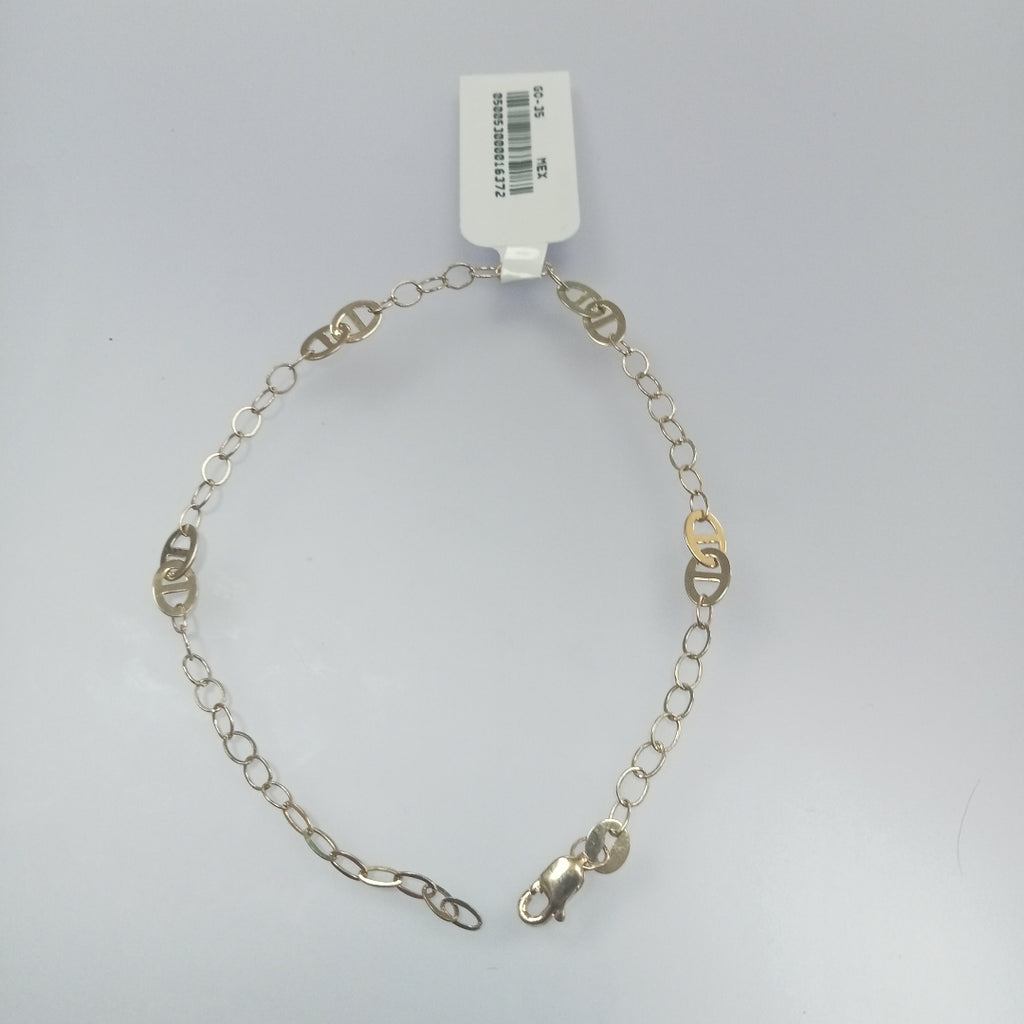 PULSERA ESPECIAL 14K 21 CM 1.8 GR (NUEVO)