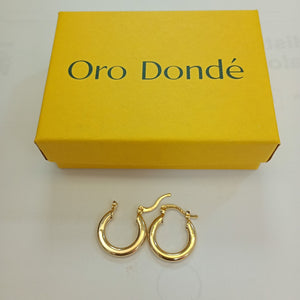 ARETES ARRACADAS 14K 1.6 GR (NUEVO)