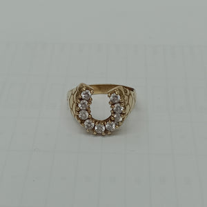 ANILLO ORO 10 K 6,60 GRMS (SEMINUEVO)