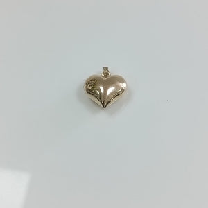 DIJE TEJIDO CORAZON LISO 14K 1.2 GR (NUEVO)