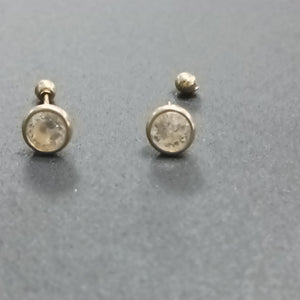 ARETES PAR ORO 14 K 0,50 GRMS (SEMINUEVO)