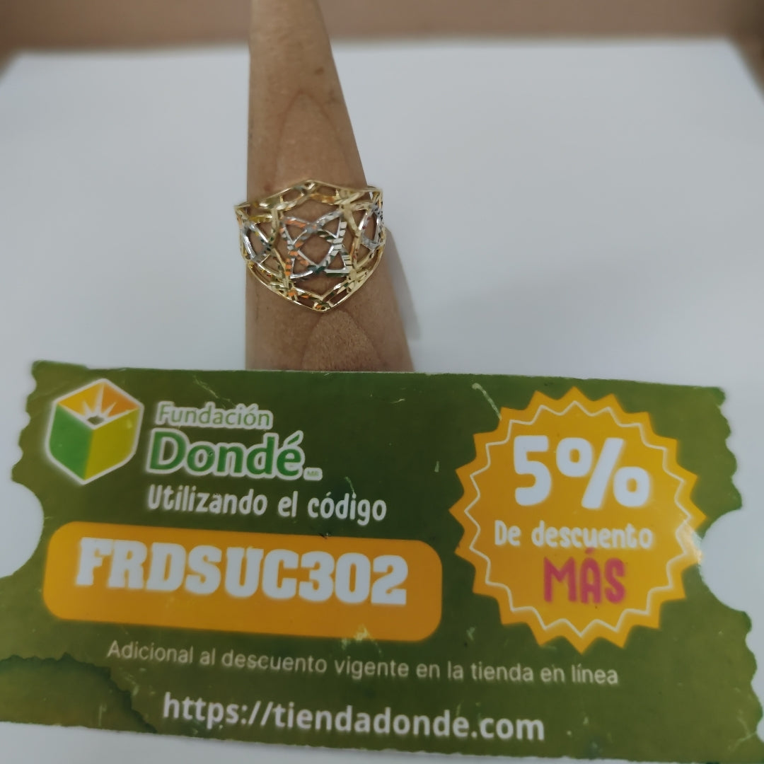 ANILLOS CON ESTRELLA CELTA 14K TALLA 9 2.3 GR (NUEVO)