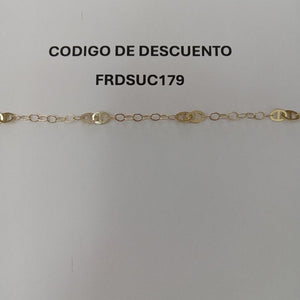 PULSERA ESPECIAL 14K 21 CM 1.9 GR (NUEVO)