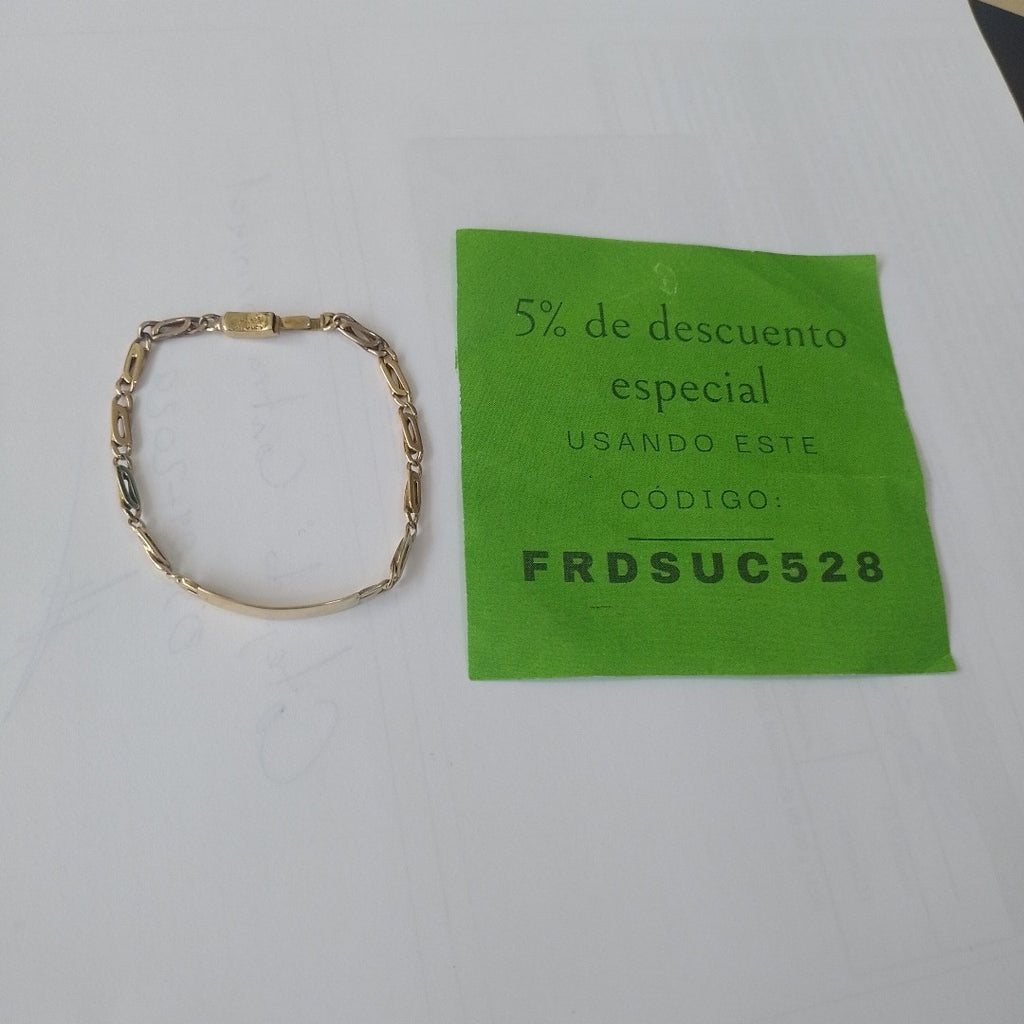 ESCLAVA ORO 14 K 4 GRMS (SEMINUEVO)