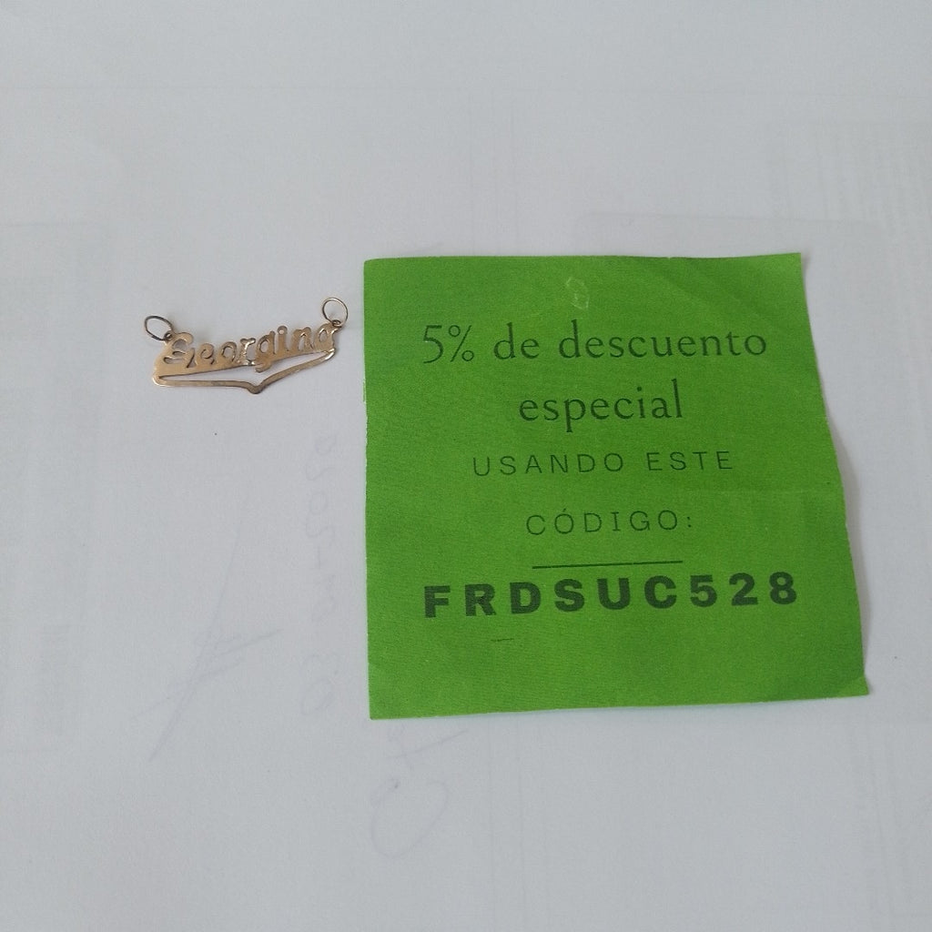 DIJE ORO 10 K 0.7 GRMS (SEMINUEVO)