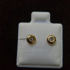 BROQUELES BROQUEL C CIRCONIA 14K 0.27 GR (NUEVO)