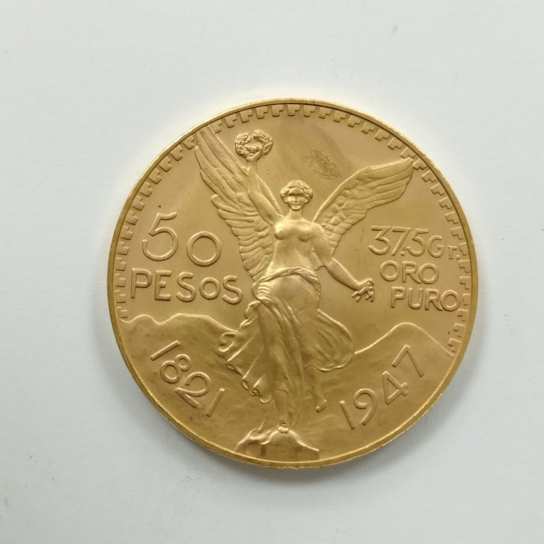 K1 41.6 GRMS 21 K IDENTIFICACIÓN MONEDA NOMINATIVA MONEDAS PESOS 50 PESOS (SEMINUEVO)