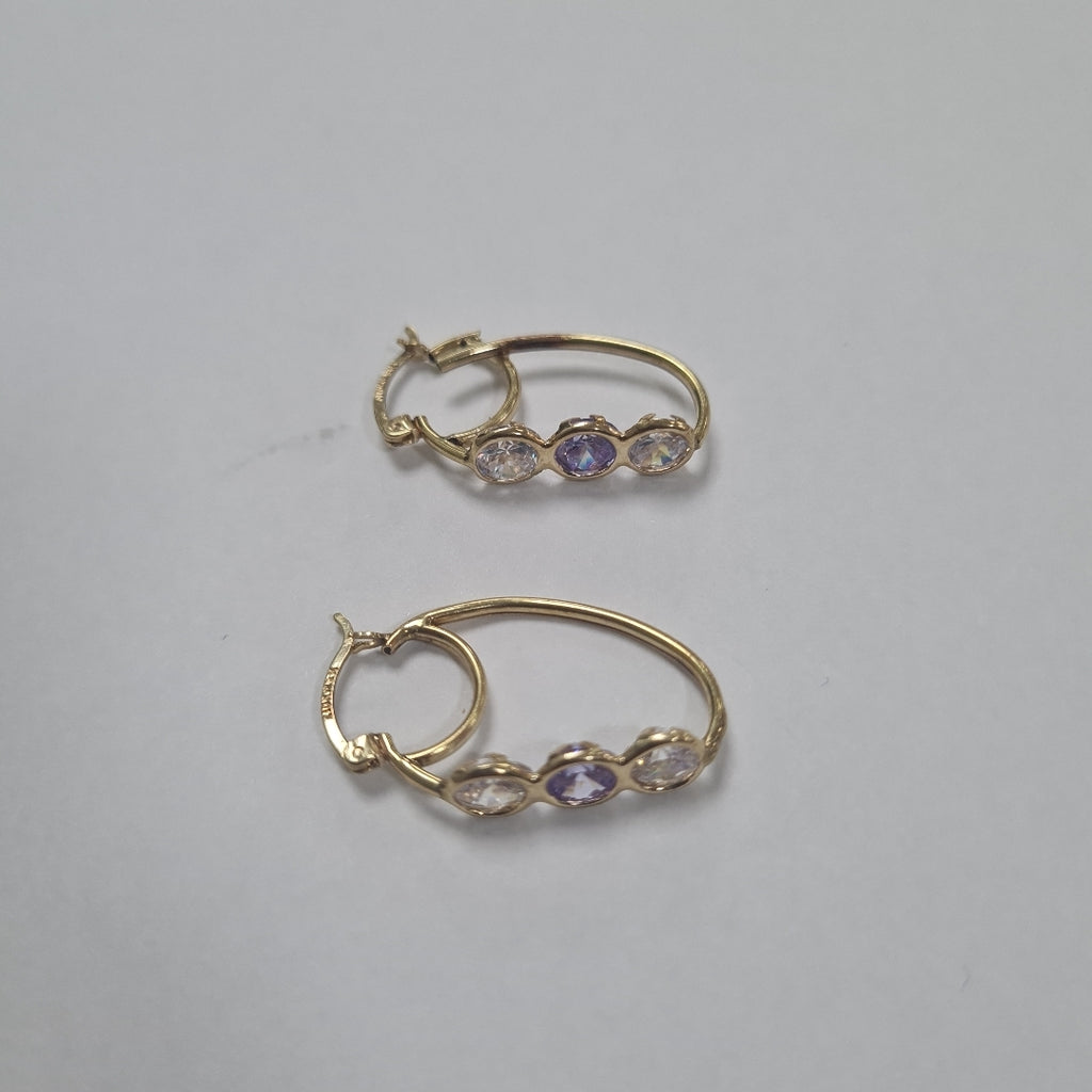 ARRACADAS PAR ORO 10 K 3,40 GRMS (SEMINUEVO)