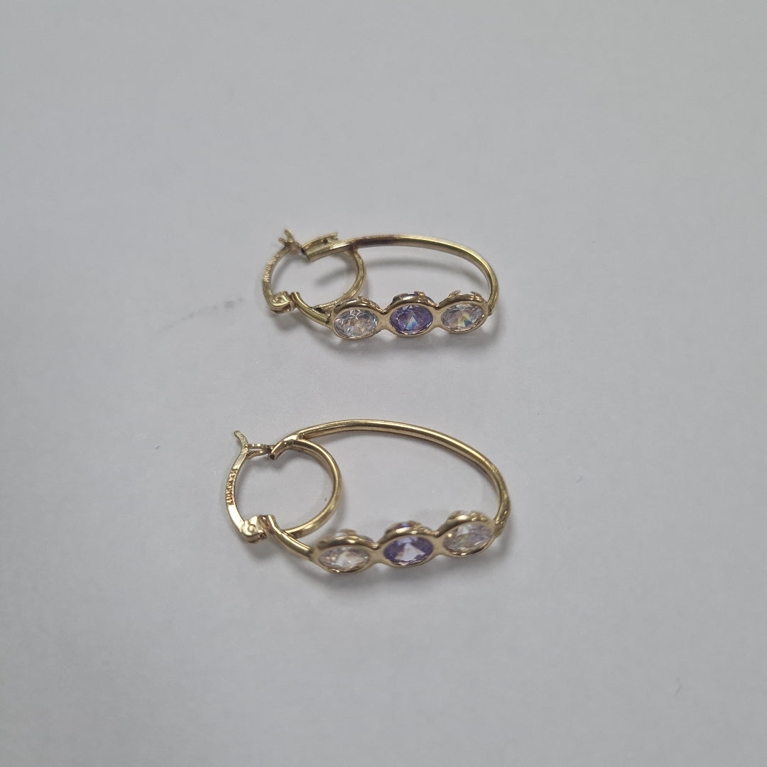 ARRACADAS PAR ORO 10 K 3,40 GRMS (SEMINUEVO)
